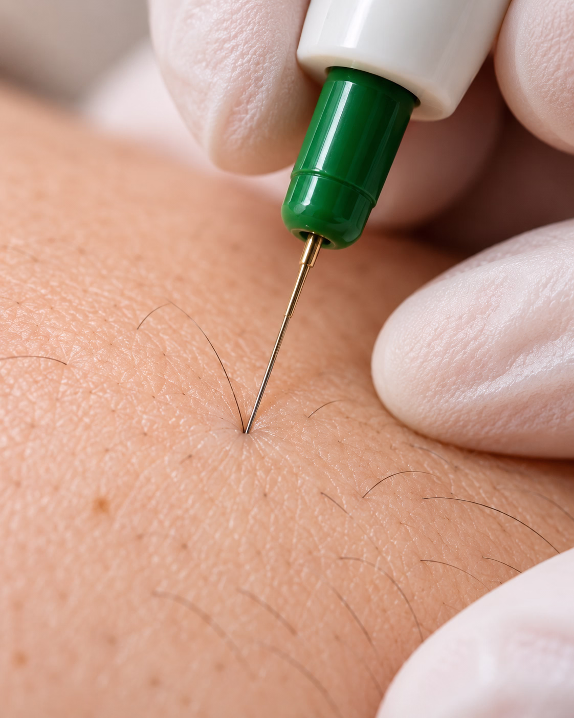 Precise hair-by-hair electrolysis treatment at EPIL STUDIO